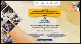 Launch of DBT in National Apprenticeship Promotion Scheme (NAPS) on 11th August 2023